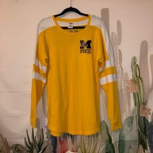 University of Michigan Love Pink Sweatshirt